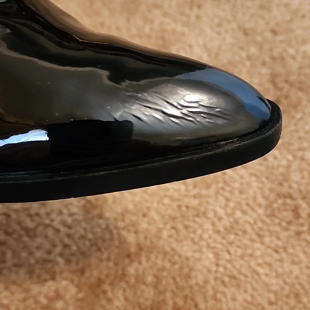 Gianvito Rossi Patent Leather Booties